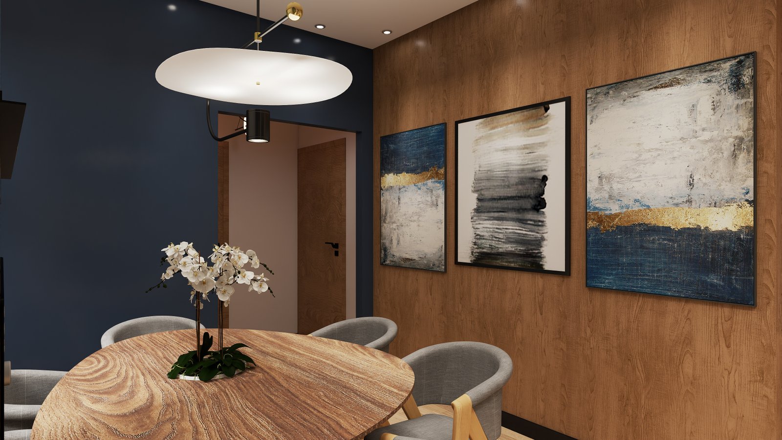 Projeto de cozinha com linguagem contemporanea